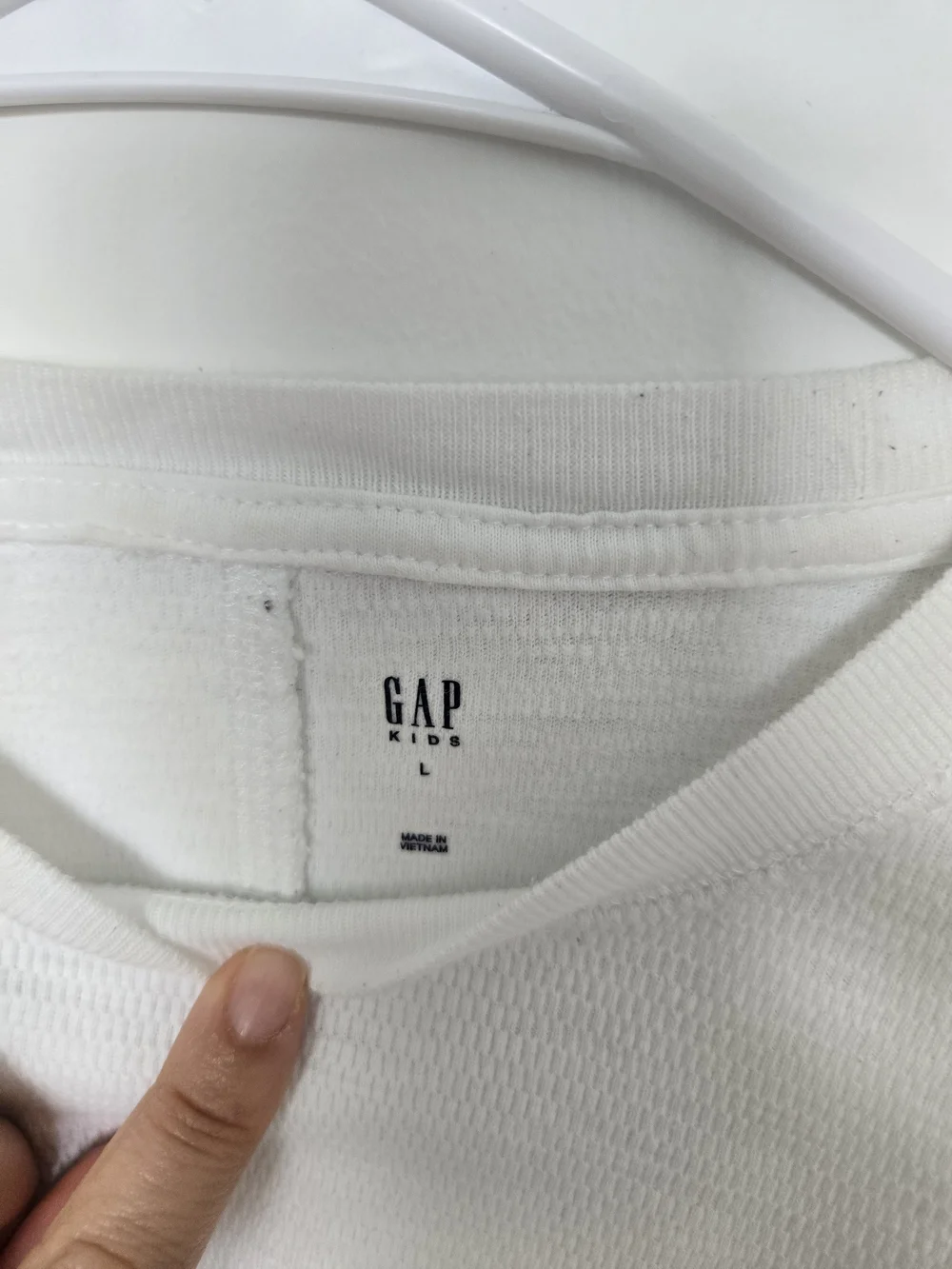 GAP Kids White Crewneck Sweatshirt - White